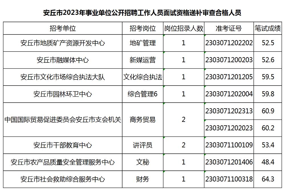 山东省事业单位面试公告详解