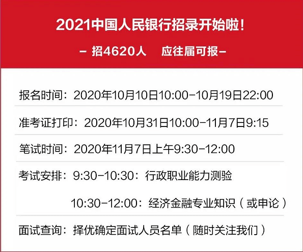 人民银行招聘公告2025，全新职位开放，开始报名！