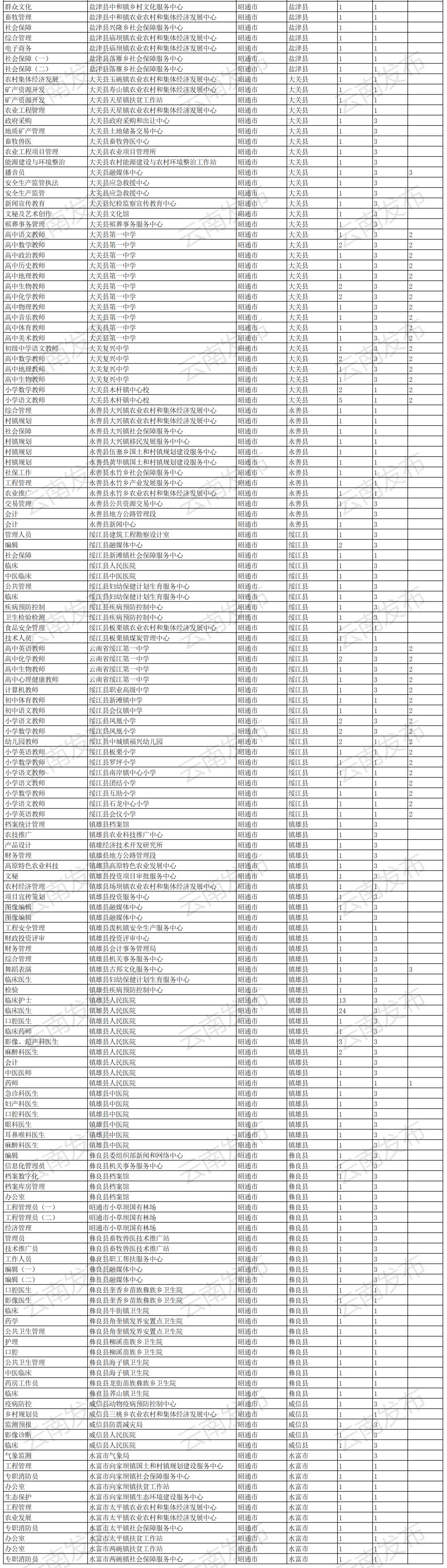 事业单位招聘公告汇总表填写指南详解